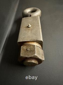 Heavy Duty 40mm 20 Ton Swivel Ring Hitch Weld On 50mm eye EN16 Agri Square Bush