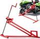 Heavy-duty 450 Kg Lawn Tractor Lift Easy Crank Operation & Space-saving Design