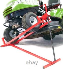 Heavy-Duty 450 kg Lawn Tractor Lift Easy Crank Operation & Space-Saving Design