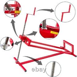 Heavy-Duty 450 kg Lawn Tractor Lift Easy Crank Operation & Space-Saving Design
