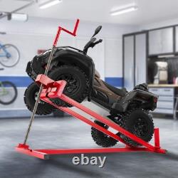 Heavy-Duty 450 kg Lawn Tractor Lift Easy Crank Operation & Space-Saving Design