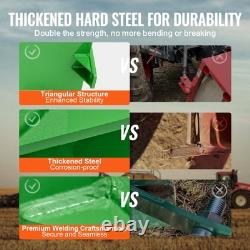 Heavy Duty 800lbs Capacity Ballast Box for 2 Inch Hitch Category 1 Tractor Green