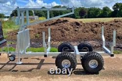 Heavy Duty ATV Log Trailer Lumberjack 1200KG GCC