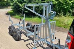 Heavy Duty ATV Log Trailer Lumberjack 1200KG GCC