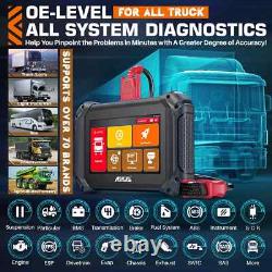 Heavy Duty All Diagnostic OBD2 Tool HGV Truck Lorry Van Bus Tractor V5HD PRO Kit