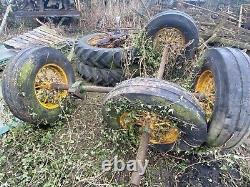 Heavy Duty Axle, Wheels, and Tyres