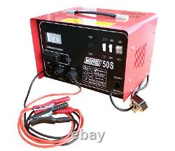 Heavy Duty Battery Charger 12/24V 30A 120 320Ah Metal Car 4x4 Van Tractor Lorry