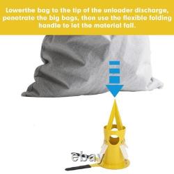 Heavy Duty Bulk Big Bag Spout Dispenser Fertiliser Grain Seed Feed Valve