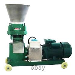 Heavy Duty Farm Feed Pellet Mill Machine 8mm Fodder Press Pelletizer 220V 3 Roll