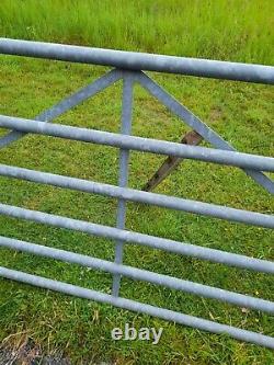 Heavy Duty Galvanized Farm Gate 11 Foot WideHinges On Gate
