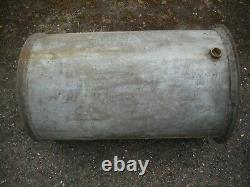 Heavy Duty Galvanized Water Butt / Planter. (Cylinder For Stationary Engine.)