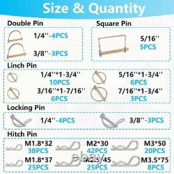 Heavy Duty Hitch Pins for Tractor & Trailer 202Pcs