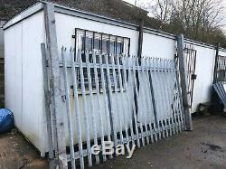 Heavy Duty Industrial Galvanised Gate 12ft Long With 2x 9ft Posts