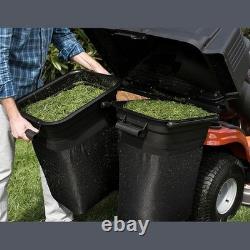 Heavy Duty Lawn Tractor Bagger Container Efficient Collection Installation