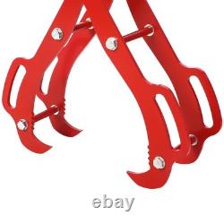 Heavy Duty Log Lifting Tongs Timber Grapple with 360° Swivel Hook for Tractor ATV