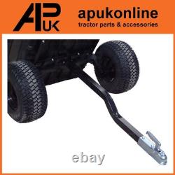 Heavy Duty Mesh Side Quad Tipping Trailer for Ride On Mower Yard Paddock