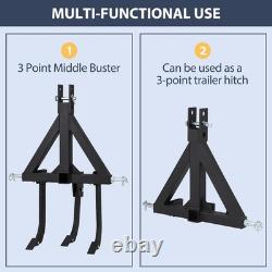 Heavy Duty Middle Buster, 3-Point Quick Hitch Tractors Plow for CAT 0 & 1, UK