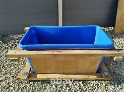 Heavy Duty Plastic Tapered Tank / Container Frame And LID About 455 Ltrs