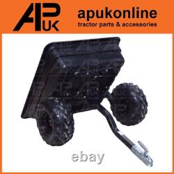 Heavy Duty Quad ATV Utility Tipper Ride On Mower Off Road Trailer Pneumatic Tyre