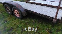 Heavy Duty Recovery Trailer 14 Foot By 6 Foot Alloy Ramps