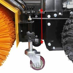 Heavy Duty Snow Plough/Sweeper Set with Petrol-powered Plough Blade 6.5 HP 196cc