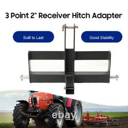 Heavy Duty Steel 3 Point 2 Receiver Hitch Drawbar Weight Bracket Cat 1 Tractor