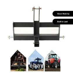 Heavy Duty Steel 3 Point 2 Receiver Hitch Drawbar Weight Bracket Cat 1 Tractor Heavy Duty Steel 3 Point 2 Receiver Hitch Drawbar Weight Bracket Cat 1 Tractor