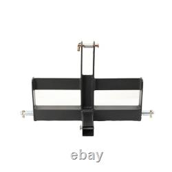Heavy Duty Steel 3 Point 2 Receiver Hitch Drawbar Weight Bracket Cat 1 Tractor