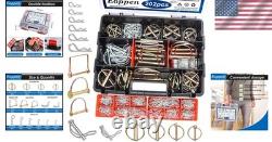 Heavy Duty Tractor Hitch Pins Assortment 202Pcs/