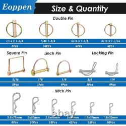 Heavy Duty Tractor Hitch Pins Assortment 202Pcs/