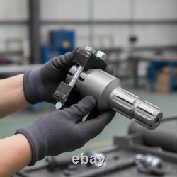 Heavy-Duty Tractor Power Takeout Shaft Conversion Adapter Mechanically Clamped