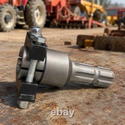 Heavy-Duty Tractor Power Takeout Shaft Conversion Adapter Mechanically Clamped