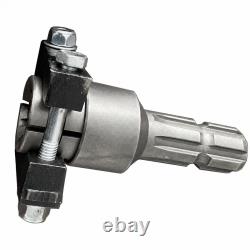 Heavy-Duty Tractor Power Takeout Shaft Conversion Adapter Mechanically Clamped