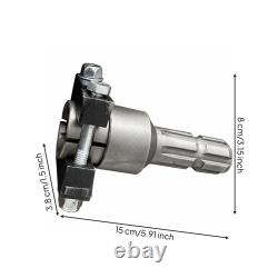 Heavy-Duty Tractor Power Takeout Shaft Conversion Adapter Mechanically Clamped