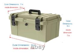 Heavy-Duty Tractor ROPS Toolbox, With Mounting Bracket, Universal Tractor Too