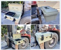 Heavy-Duty Tractor ROPS Toolbox, With Mounting Bracket, Universal Tractor Too