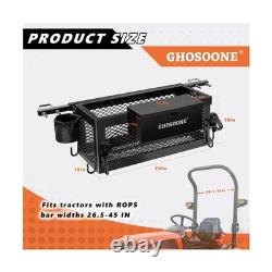 Heavy Duty Tractor Tool Box 24x 10x 10 Multi-Function Tractor Accessories