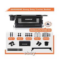 Heavy Duty Tractor Tool Box 24x 10x 10 Multi-Function Tractor Accessories