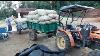 Heavy Duty Tractor With A Double Trailer Transporting Upto 4 Tonnes Vst Shakti