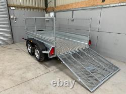 Heavy Duty Trailer 8x5 Brand New, Braked, with rear ramp Heavy Duty GVW 2700KG