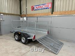 Heavy Duty Trailer 8x5 Brand New, Braked, with rear ramp Heavy Duty GVW 2700KG