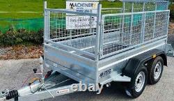 Heavy Duty Trailer 8x5 Brand New, Braked, with rear ramp Heavy Duty GVW 2700KG