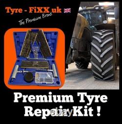 Heavy Duty Tyre Puncture Repair Tool Set Tire Mending Kit Car Tractor