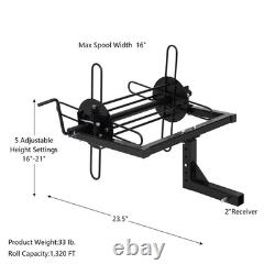 Heavy Duty Wire Unroller ATV Tractor Truck Hitch Barbed Wire Coil Roller Tool