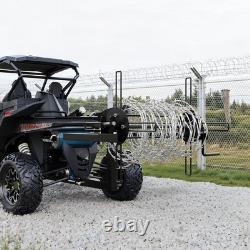 Heavy Duty Wire Unroller Fence Stretcher for Tractor ATV UTV 2 Hitch