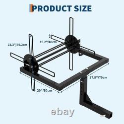 Heavy Duty Wire Unroller Fence Stretcher for Tractor ATV UTV 2 Hitch
