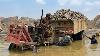 Heavy Loaded Tractor Axle Snapped In A Deep Pond Incredible Rescue U0026 Expert Repair You Won T Believ