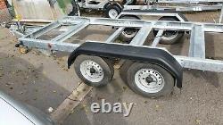 Heavy duty plant trailer new old stock flatbed generator compressor braked