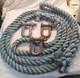 Heavy Duty Tow Rope 4,6 M Long 40 Mm Dia 3 Strand With 3 D Shackles See Listing