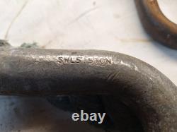 Heavy duty tow rope 4,6 m long 40 mm dia 3 strand with 3 d shackles see listing